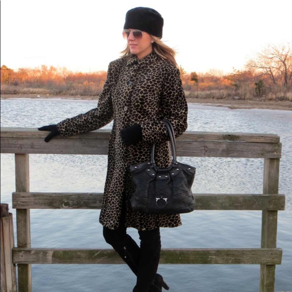 Leopard coat